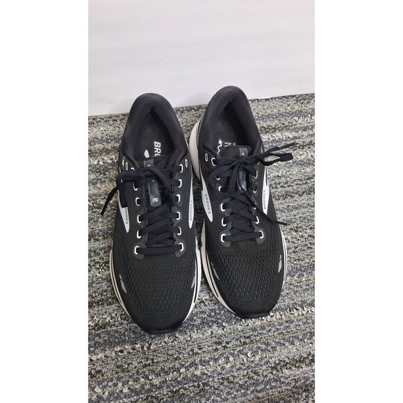 BROOKS Ghost 15 Black White Sneakers Women's Sz 9 Athletic Shoes 120380-012 Gym - Picture 3 of 10